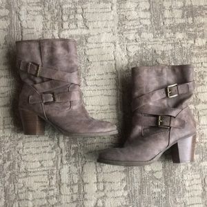 Taupe booties